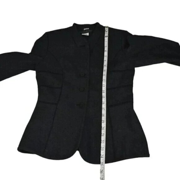 Harve Benard Wool Blend Jacket Blazer Gray Size 4 - Picture 9 of 9